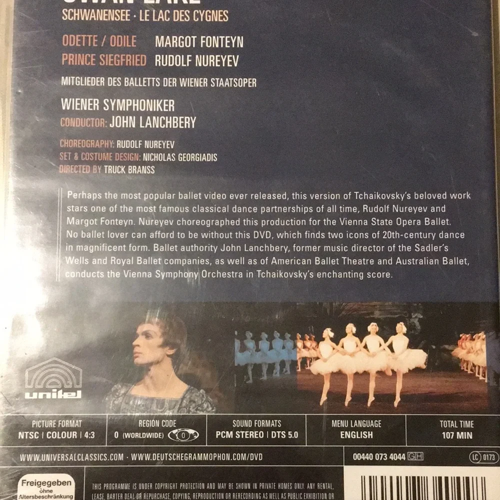 Swan Lake DVD by Deutsche Grammophon